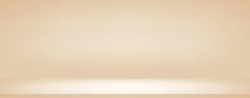 Studio beige gradient background. Light neutral wall product room. Minimal Stock Illustration