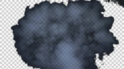 Studio blue smoke 10 alpha Stock-Footage 50037030