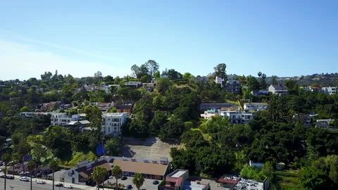 Studio City, California 4k Aerial Stock Footage