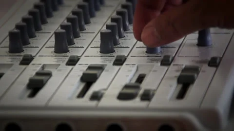 Studio console 2 Stock Footage 30450070