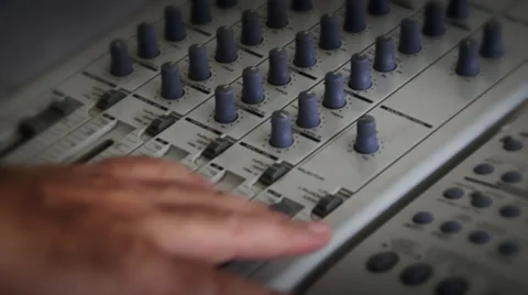 Studio console 3 Stock Footage 30450017