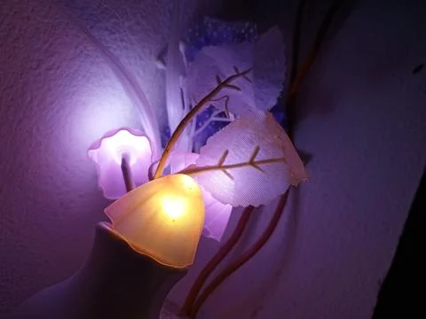 Studio decoration motion sensor light Stock Photos