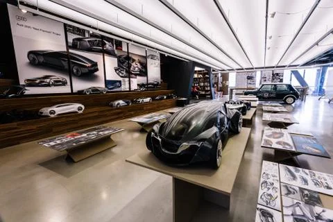 A studio to develop a concept car Stock Photos