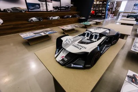 A studio to develop a concept car Foto stock