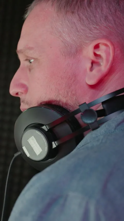 Studio Discussion Between Two Professionals Stock Footage 309711460