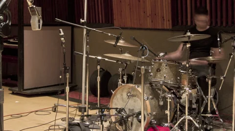 Studio Drummer 03 Timlapse1920 30 Video stock 35206095