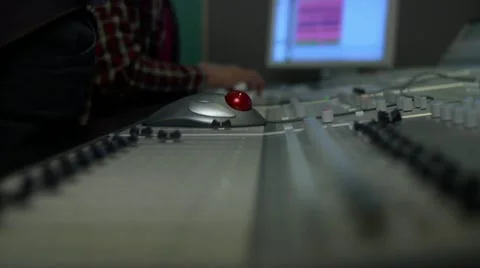 Studio engineer Stock Footage 10917572