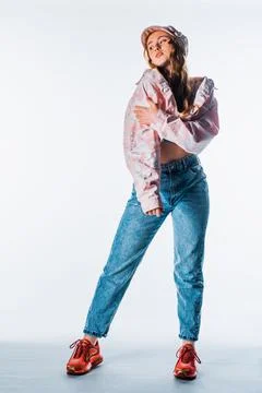 Studio fashion portrait Stock Photos
