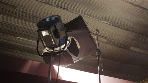 Studio Films Lighting Vídeo Stock 119257652