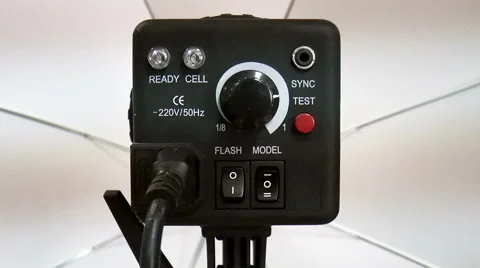 Studio flash Stock Footage 43060784