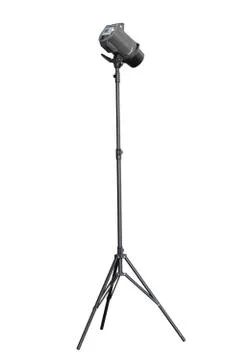 Up studio flash isolated on white background Stock Photos