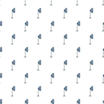 Studio flash lighting equipment seamless pattern repeating background Stock Illustration