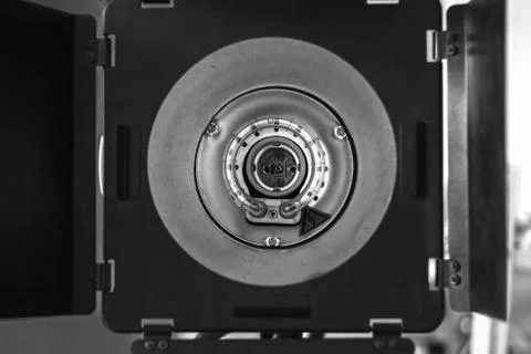 Studio flash monoblock Modern powerful photographic flash Stock Photos