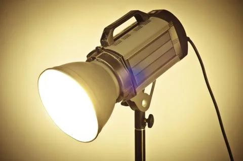 Studio flash Stock Photos