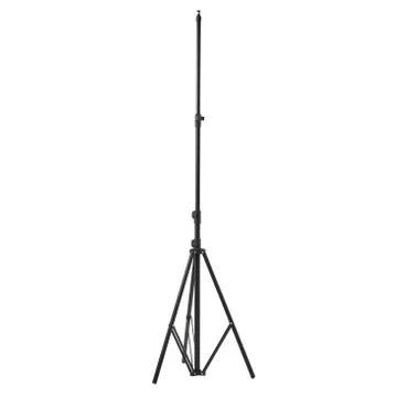 Studio flash stand over isolated white background Stock Photos