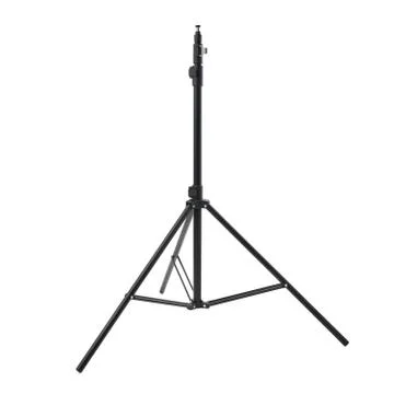 Studio flash stand over isolated white background Stock Photos