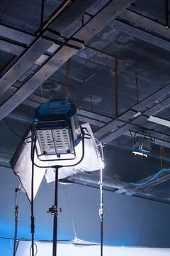 Studio, gaffer, adjustment, scene, lighting Stock Photos