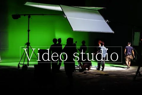 Studio, gaffer, adjustment, scene, lighting Stock Photos