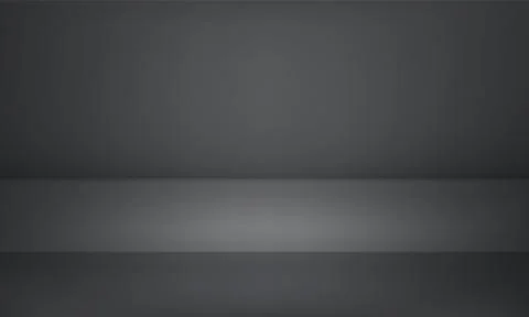 Studio gray black 3D product showroom background Illustrazione stock