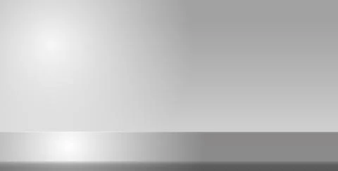 Studio grey gradient background. Light neutral metallic wall product room. Stock Illustration