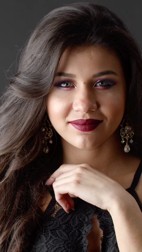 Studio Hair Makeup Stock Footage 322690909