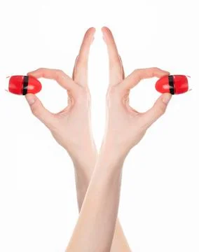 Studio hand Stock Photos