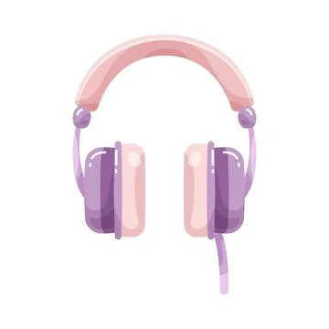 Studio headphone Stock Illustration