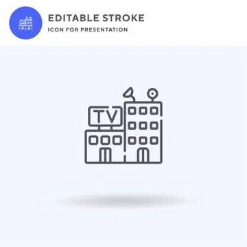 Studio icon vector, filled flat sign, solid pictogram isolated on white, logo Stock-Illustration
