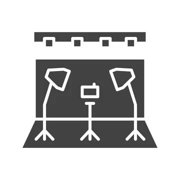 Studio icon vector image. Stock Illustration