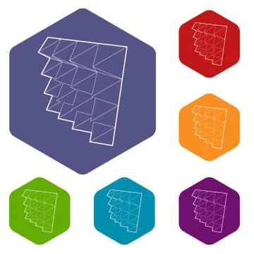Studio insulation icon, outline style Illustration