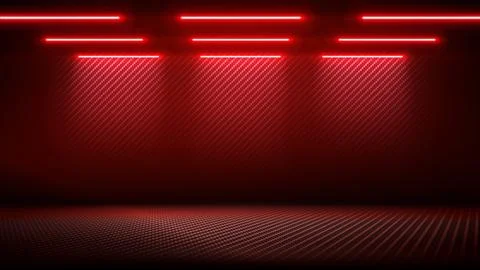 Studio interior carbon fiber texture. Background for mounting, product placement Illustrazione stock