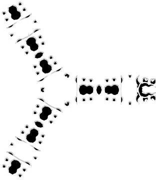 Studio Isolated Black And White Object with Removed Background for Versatil.. Stock Illustration