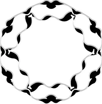 Studio Isolated Black And White Object with Removed Background for Versatil.. Stock Illustration