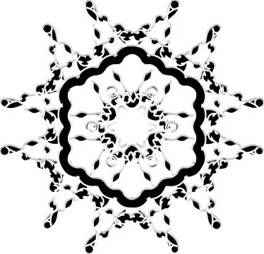 Studio Isolated Black And White Object with Removed Background for Versatil.. イラスト素材