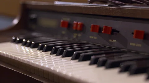 Studio keyboard close Stock Footage 64639499