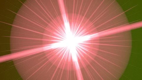 Studio Light Flare Effect Stock Illustration