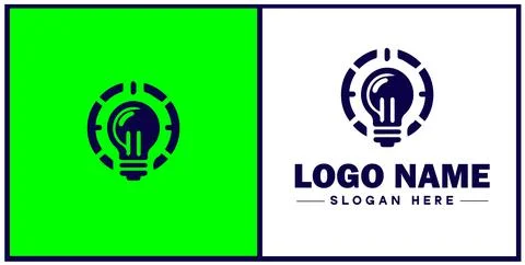 Studio light icon Photography light Studio lamp Lighting fixture flat logo .. Stock Illustration
