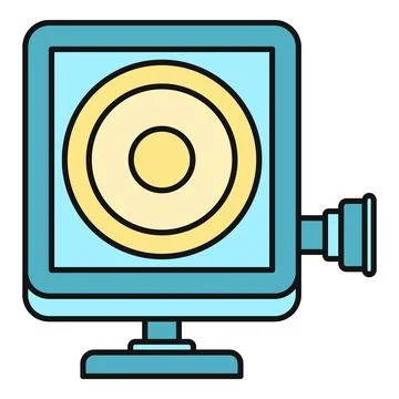 Studio light illuminating a set for film and video production Stock Illustration