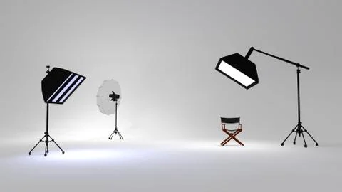 Studio Light Stock Illustration