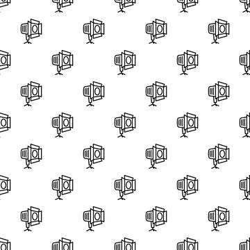 Studio light pattern illustration for video production Stock Illustration