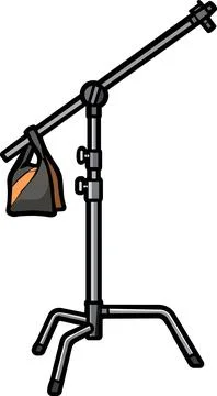 Studio light stand counterweight sandbag icon 스톡 일러스트