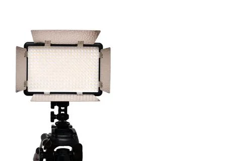 Studio light on white background Stock Photos