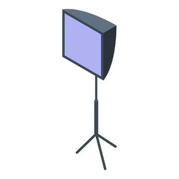 Studio lighting equipment is essential for creating high quality photos and v Stock Illustration