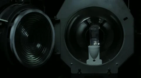 Studio Lighting On/Off Stock Footage 46220171