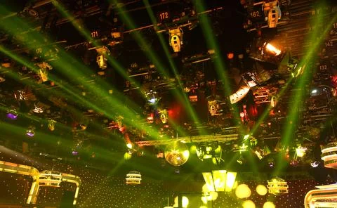 Studio Lighting Grid, BBC TV Show Strictly Come Dancing Stock Photos