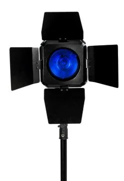 Studio lighting isolated on the white background Stock Photos