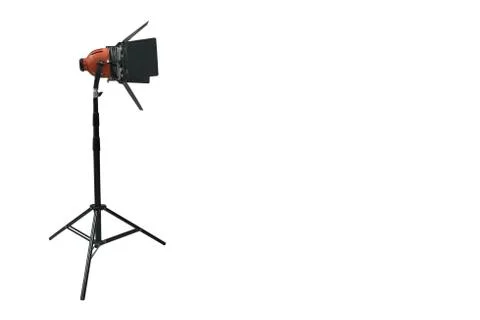 Studio lighting isolated on white Stock Photos