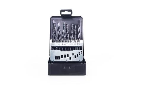 Studio lighting. in a metal case there are several pieces of dark color. Set. 库存照片