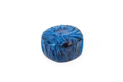 Studio lighting. tablet for adding to drain barrels for flavoring and disinfe Stock Photos