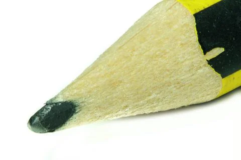 Studio macro shot of a pencil tip Stock Photos